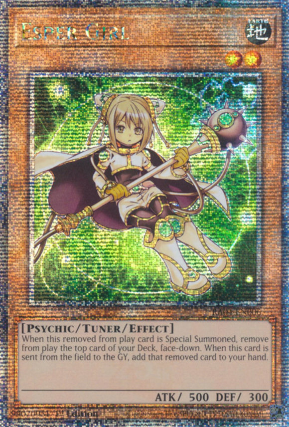 Esper Girl - RA04-EN006 - Quarter Century Secret Rare 1st Edition
