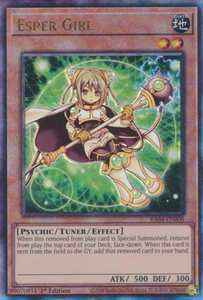 Esper Girl - RA04-EN006 - Ultimate Rare 1st Edition