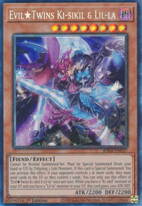 Evil Twins Ki-sikil & Lil-la - RA04-EN037 - Collector's Rare 1st Edition