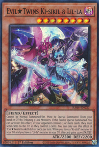 Evil Twins Ki-sikil & Lil-la - RA04-EN037 - Super Rare 1st Edition