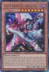 Evil Twins Ki-sikil & Lil-la - RA04-EN037 - Ultimate Rare 1st Edition