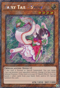 Fairy Tail - Snow - RA04-EN269 - Platinum Secret Rare 1st Edition