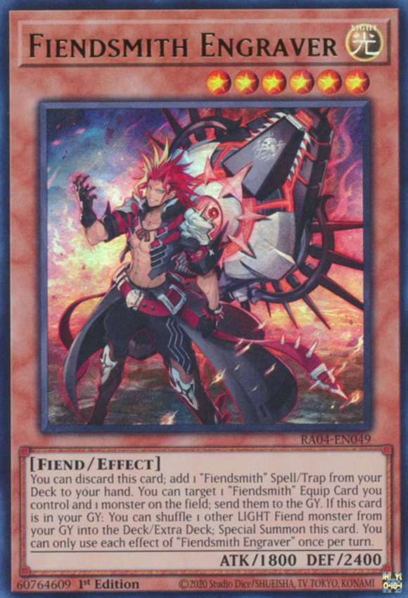 Fiendsmith Engraver - RA04-EN049 - Ultra Rare 1st Edition