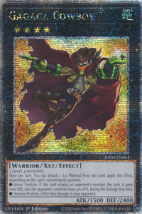 Gagaga Cowboy - RA04-EN064 - Quarter Century Secret Rare 1st Edition
