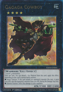 Gagaga Cowboy - RA04-EN064 - Ultimate Rare 1st Edition