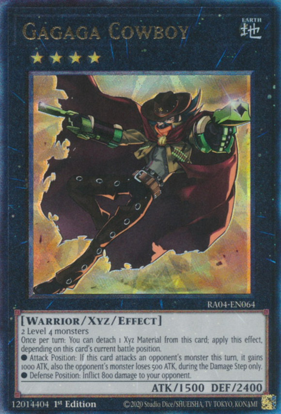 Gagaga Cowboy - RA04-EN064 - Ultimate Rare 1st Edition