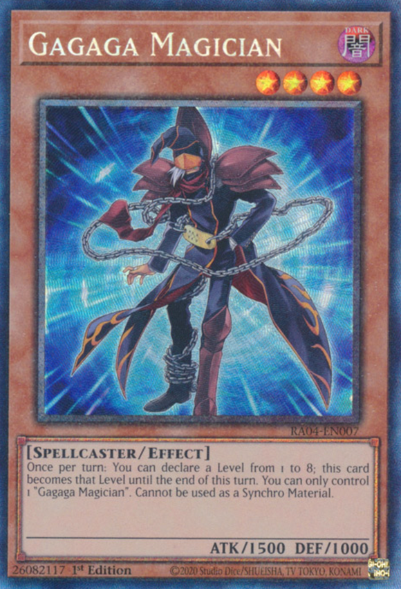 Gagaga Magician - RA04-EN007 - Collector's Rare 1st Edition