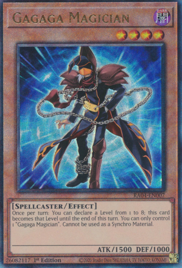 Gagaga Magician - RA04-EN007 - Ultimate Rare 1st Edition