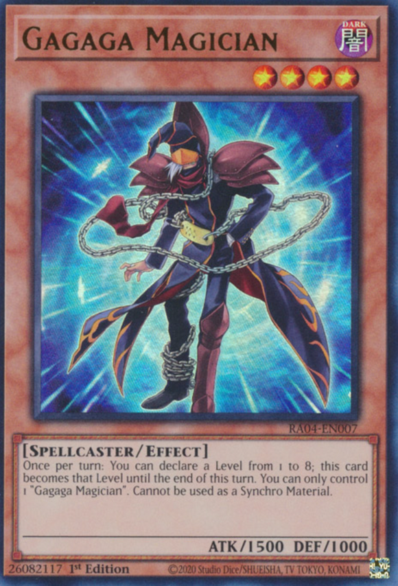 Gagaga Magician - RA04-EN007 - Ultra Rare 1st Edition