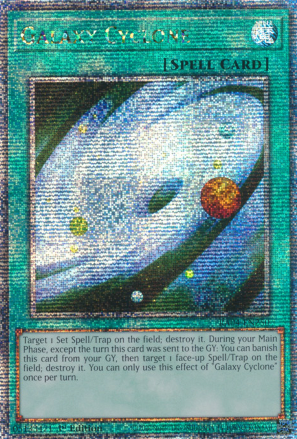 Galaxy Cyclone - RA04-EN250 - Quarter Century Secret Rare 1st Edition