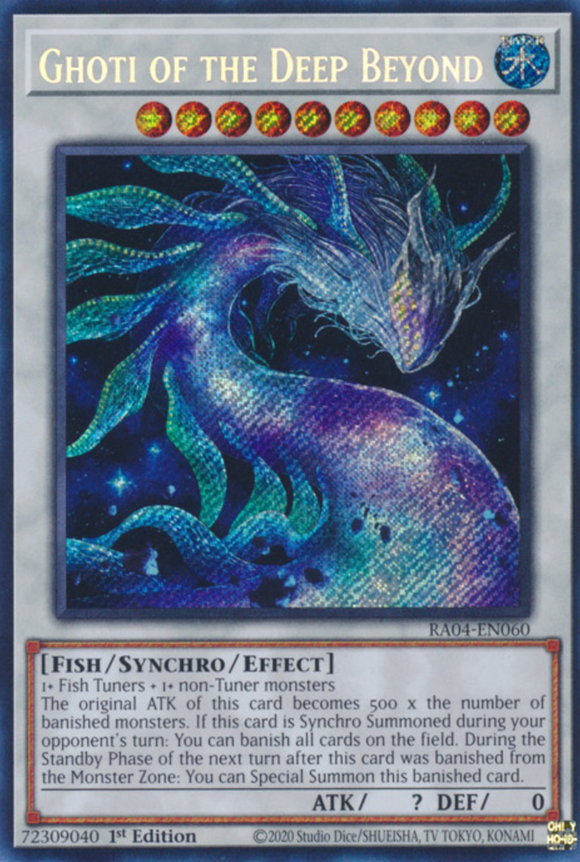 Ghoti of the Deep Beyond - RA04-EN060 - Secret Rare 1st Edition