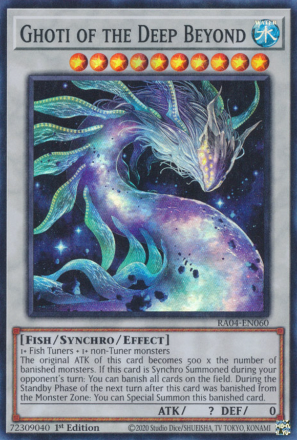 Ghoti of the Deep Beyond - RA04-EN060 - Super Rare 1st Edition