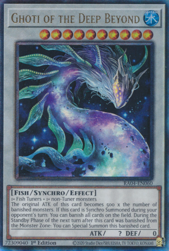 Ghoti of the Deep Beyond - RA04-EN060 - Ultimate Rare 1st Edition
