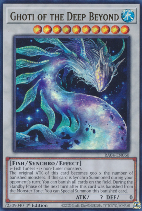 Ghoti of the Deep Beyond - RA04-EN060 - Ultra Rare 1st Edition