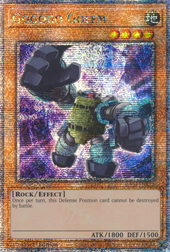 Gogogo Golem - RA04-EN152 - Quarter Century Secret Rare 1st Edition