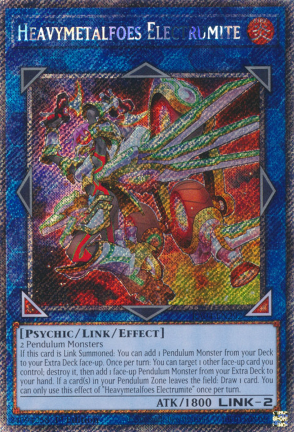 Heavymetalfoes Electrumite - RA04-EN292 - Platinum Secret Rare 1st Edition