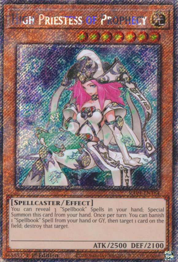High Priestess of Prophecy - RA04-EN184 - Platinum Secret Rare 1st Edition