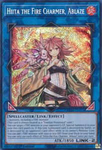 Hiita the Fire Charmer, Ablaze - RA04-EN074 - Secret Rare 1st Edition