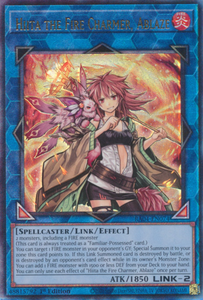 Hiita the Fire Charmer, Ablaze - RA04-EN074 - Ultimate Rare 1st Edition