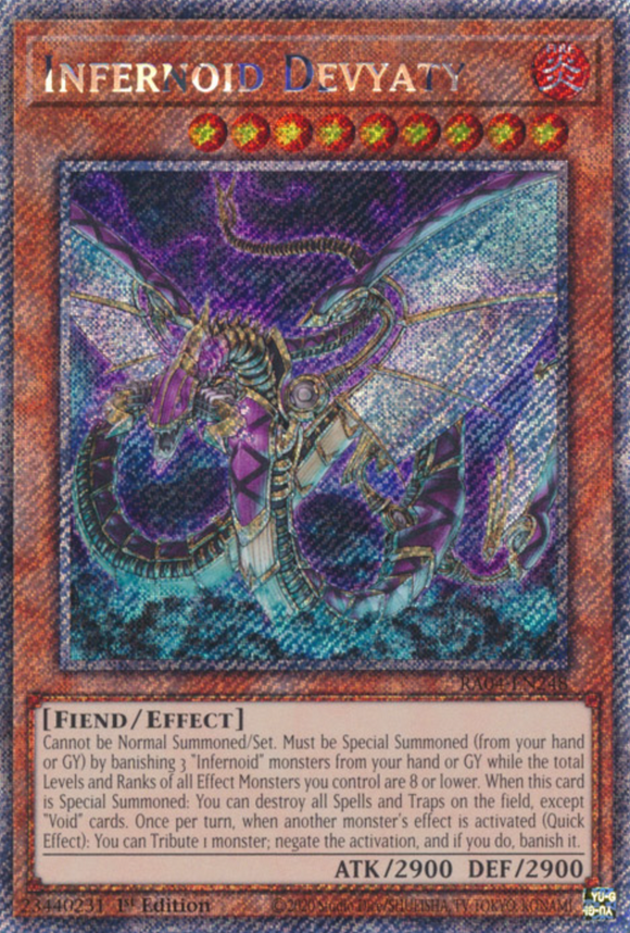 Infernoid Devyaty - RA04-EN248 - Platinum Secret Rare 1st Edition