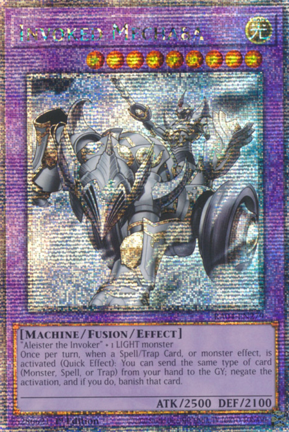 Invoked Mechaba - RA04-EN279 - Quarter Century Secret Rare 1st Edition