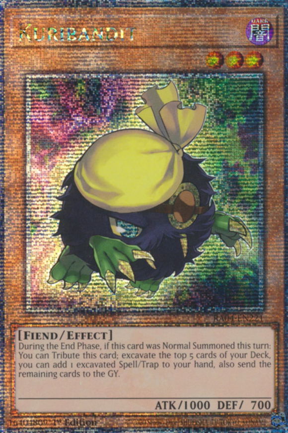 Kuribandit - RA04-EN221 - Quarter Century Secret Rare 1st Edition