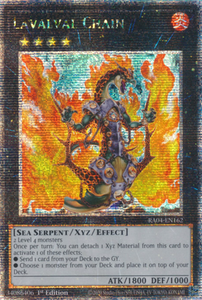 Lavalval Chain - RA04-EN162 - Quarter Century Secret Rare 1st Edition