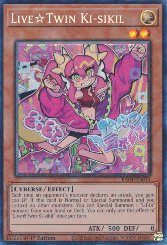 Live Twin Ki-sikil - RA04-EN035 - Collector's Rare 1st Edition