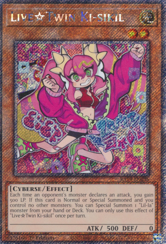 Live Twin Ki-sikil - RA04-EN035 - Platinum Secret Rare 1st Edition