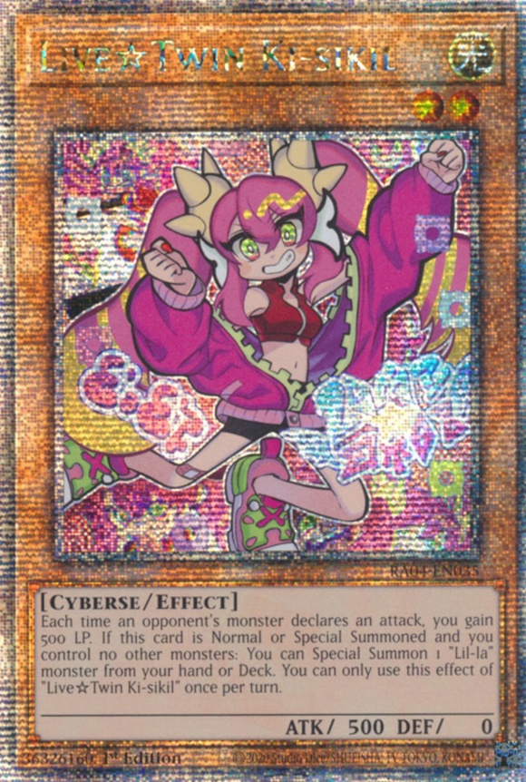 Live Twin Ki-sikil - RA04-EN035 - Quarter Century Secret Rare 1st Edition