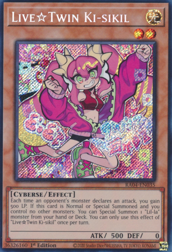 Live Twin Ki-sikil - RA04-EN035 - Secret Rare 1st Edition