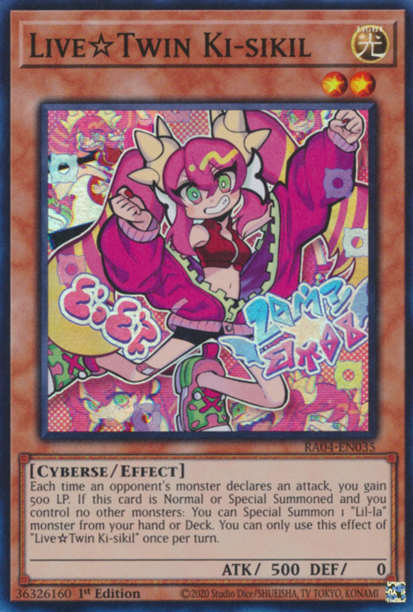 Live Twin Ki-sikil - RA04-EN035 - Super Rare 1st Edition