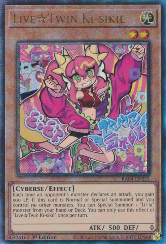 Live Twin Ki-sikil - RA04-EN035 - Ultimate Rare 1st Edition