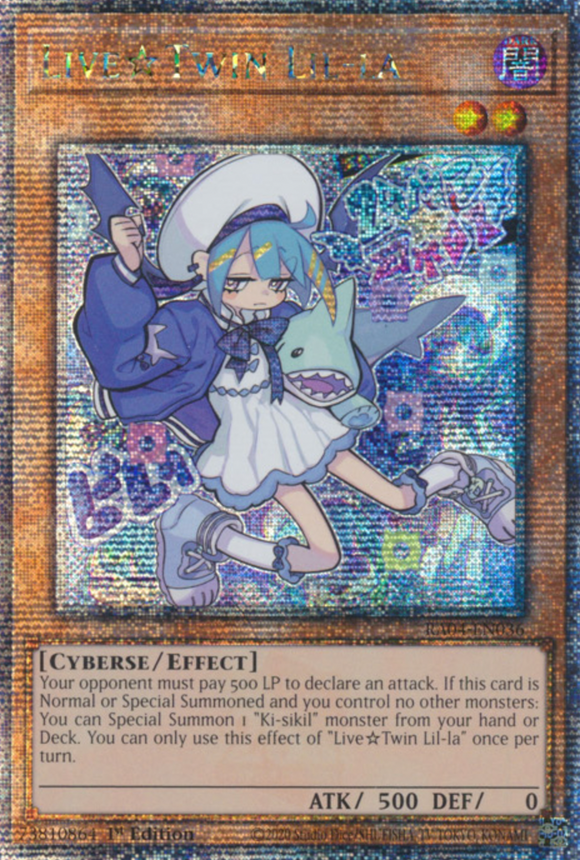 Live Twin Lil-la - RA04-EN036 - Quarter Century Secret Rare 1st Edition