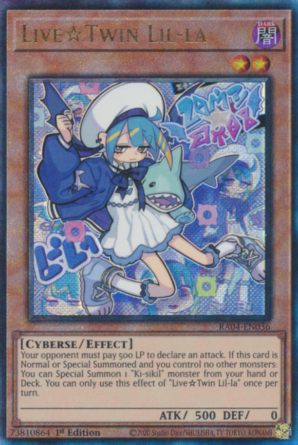 Live Twin Lil-la - RA04-EN036 - Ultimate Rare 1st Edition