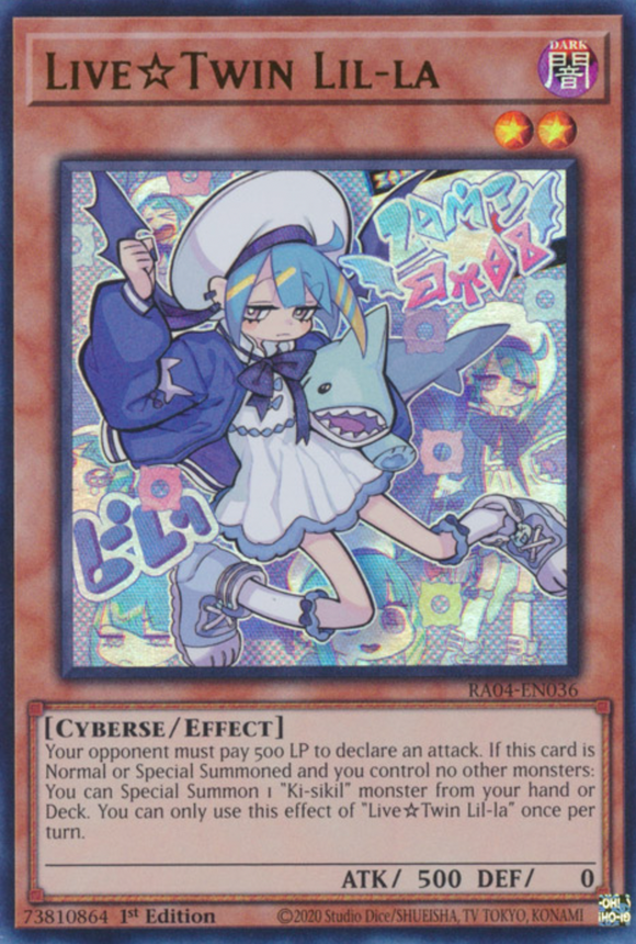 Live Twin Lil-la - RA04-EN036 - Ultra Rare 1st Edition