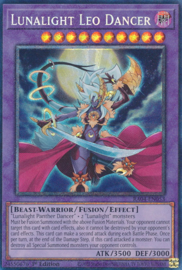 Lunalight Leo Dancer - RA04-EN053 - Collector's Rare 1st Edition