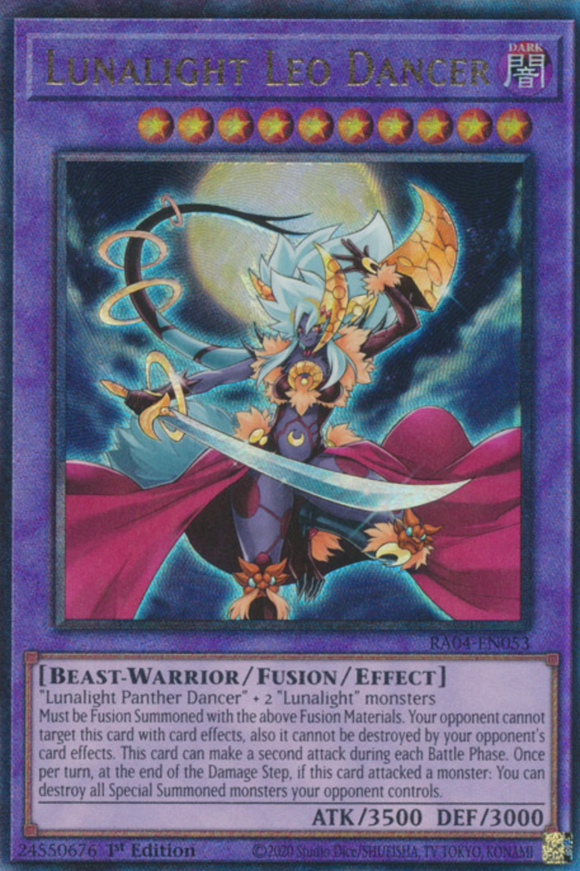 Lunalight Leo Dancer - RA04-EN053 - Ultimate Rare 1st Edition