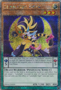 Lunalight Tiger - RA04-EN020 - Quarter Century Secret Rare 1st Edition