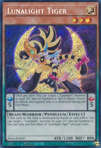 Lunalight Tiger - RA04-EN020 - Secret Rare 1st Edition