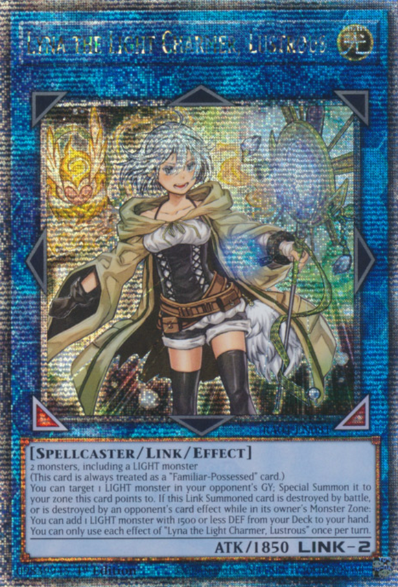 Lyna the Light Charmer, Lustrous - RA04-EN081 - Quarter Century Rare 1st Edition