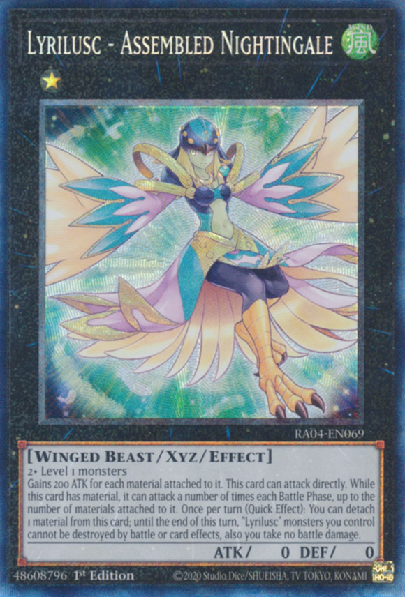 Lyrilusc - Assembled Nightingale - RA04-EN069 - Collector's Rare 1st Edition