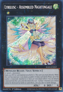 Lyrilusc - Assembled Nightingale - RA04-EN069 - Secret Rare 1st Edition