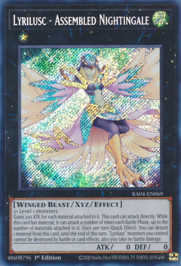 Lyrilusc - Assembled Nightingale - RA04-EN069 - Secret Rare 1st Edition