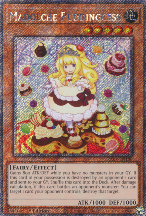 Madolche Puddingcess - RA04-EN186 - Platinum Secret Rare 1st Edition