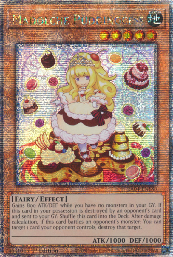 Madolche Puddingcess - RA04-EN186 - Quarter Century Secret Rare 1st Edition