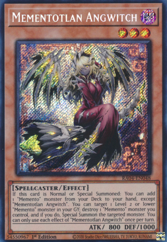 Mementotlan Angwitch - RA04-EN048 - Secret Rare 1st Edition