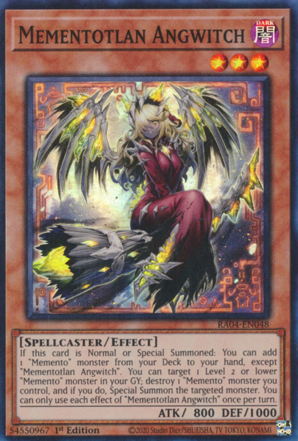 Mementotlan Angwitch - RA04-EN048 - Super Rare 1st Edition