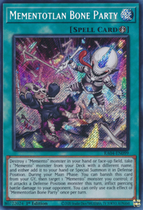 Mementotlan Bone Party - RA04-EN099 - Secret Rare 1st Edition
