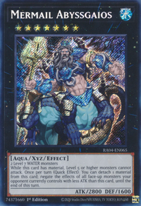 Mermail Abyssgaios - RA04-EN065 - Secret Rare 1st Edition